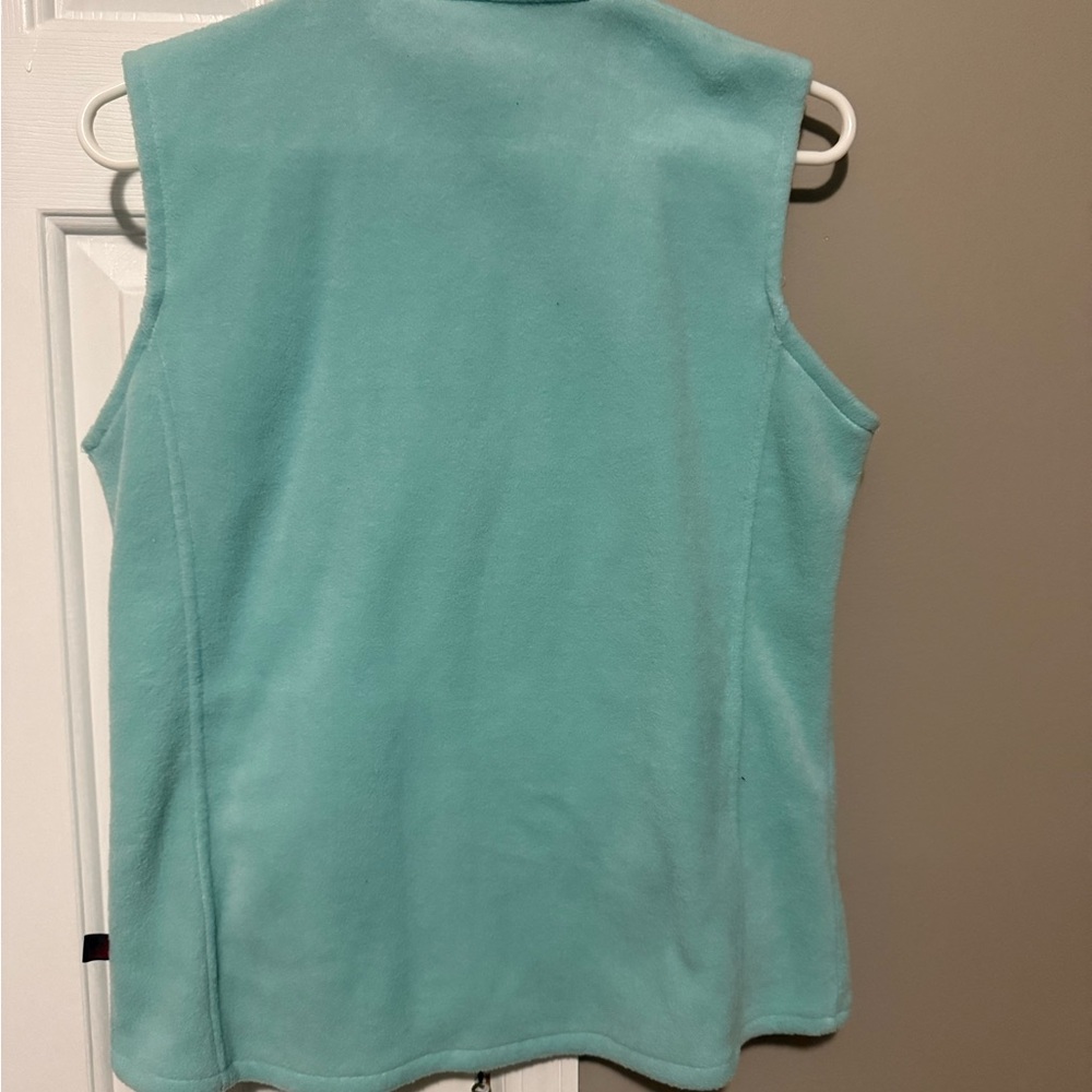 🩵 Woolrich Women’s Fleece Vest – Size Small (Breeze Blue) 🩵 - Picture 6 of 8